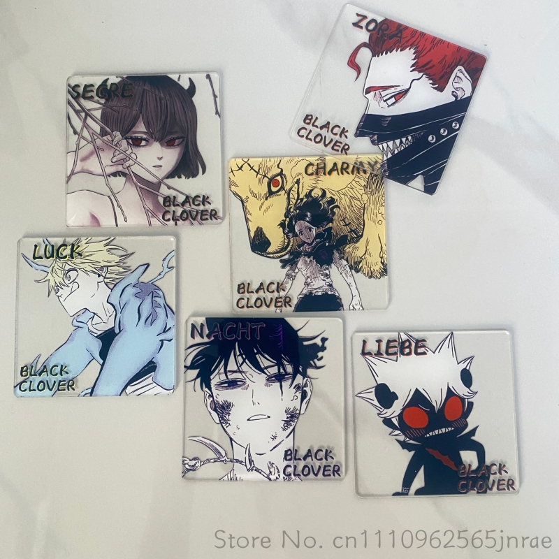 Office Furniture Brands - Alas Gelas Akrilik Kreatif Anime Black