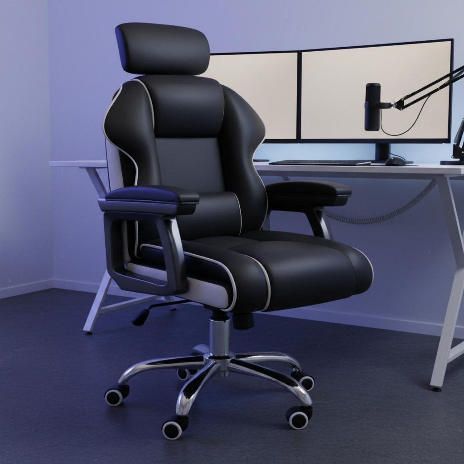 Office Furniture Ergonomic - Kursi Gaming Ergonomis, Tinggi Dapat Disesuaikan,
