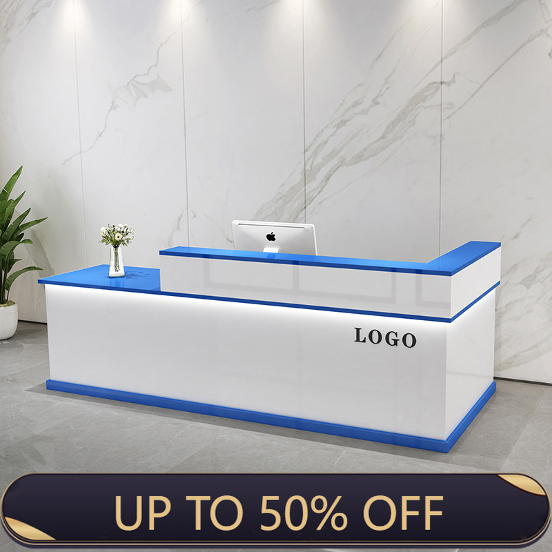Office Furniture Usa - Meja Resepsionis Mewah untuk Penyimpanan, Desain