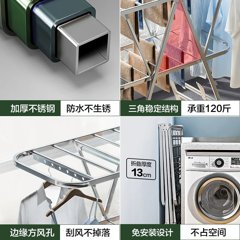 Gantungan Baju Lipat Rak Penge - Coat Rack Standing ulasan dan harga