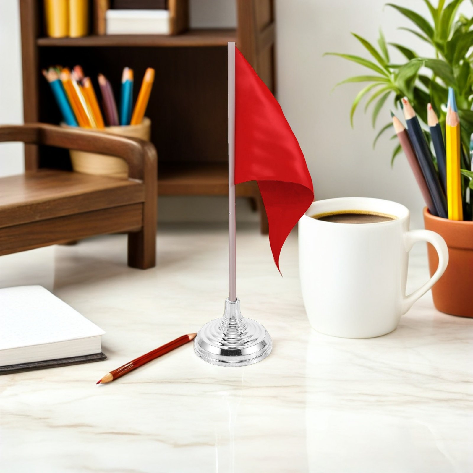12 Buah Penyangga Bendera Meja - Office Furniture Brands ulasan dan harga