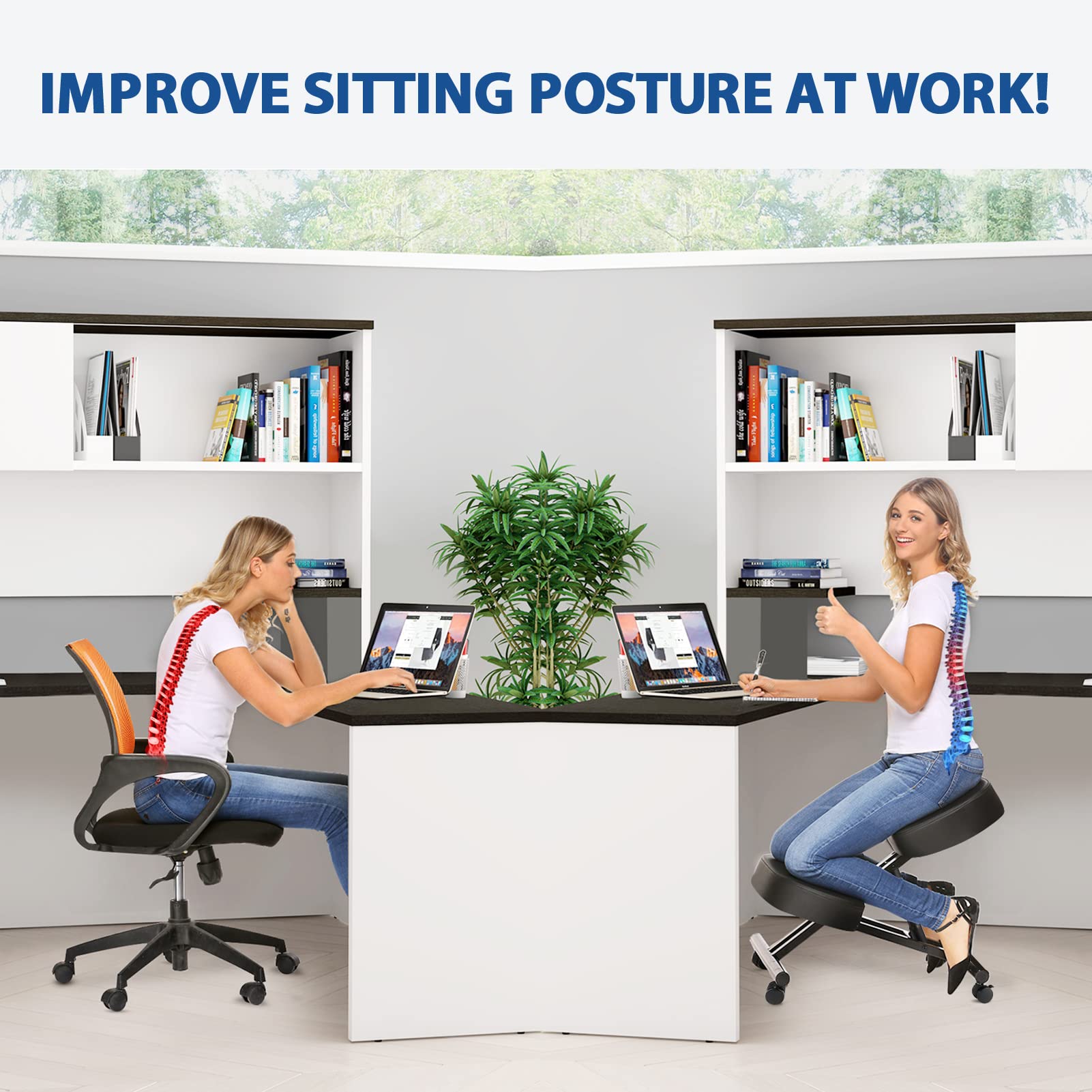 Kursi Berlutut Ergonomis untuk - Office Furniture Ergonomic ulasan dan harga