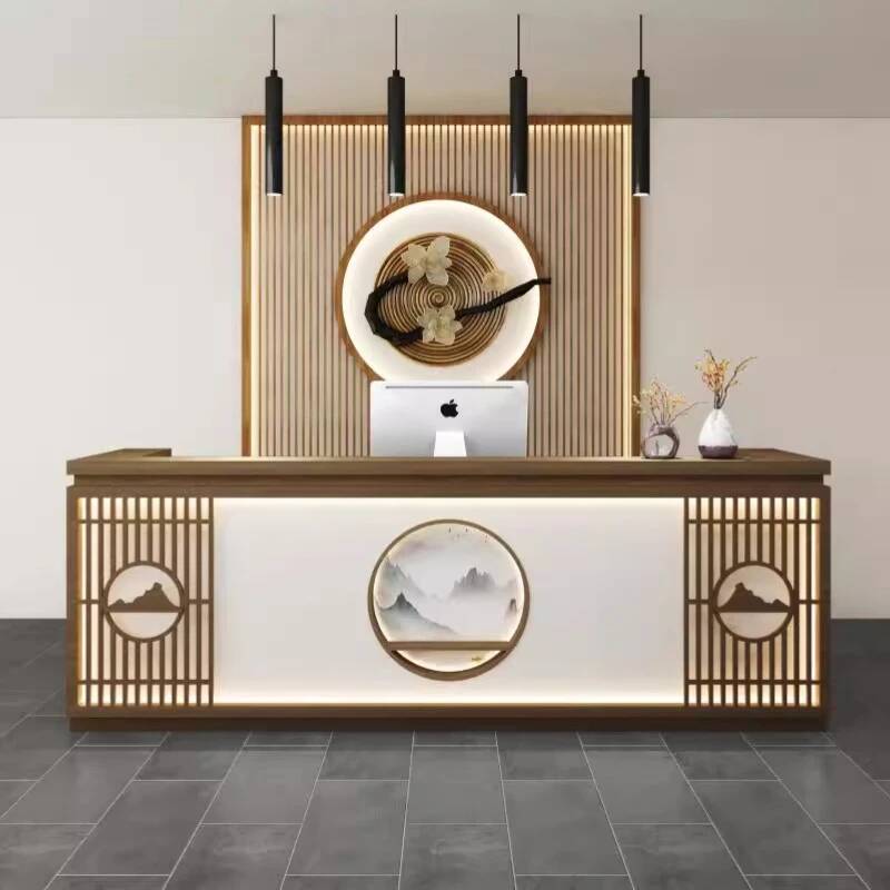 Meja Resepsionis Klasik Sederh - Office Furniture Usa ulasan dan harga