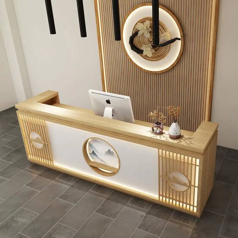 Meja Resepsionis Klasik Sederh - Office Furniture Usa ulasan dan harga