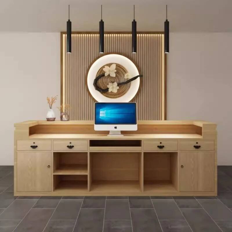 Meja Resepsionis Klasik Sederh - Office Furniture Usa ulasan dan harga