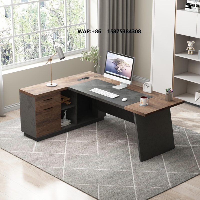 Set Meja Komputer Modern Gudan - Office Furniture Usa ulasan dan harga