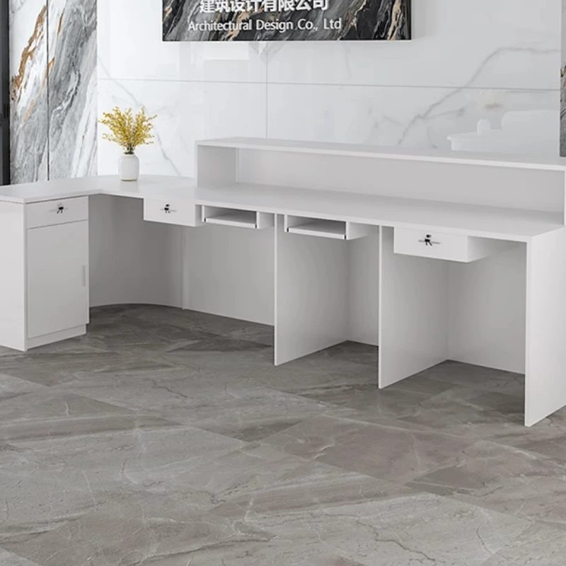 Meja Resepsionis Mewah dengan  - Office Furniture Usa ulasan dan harga