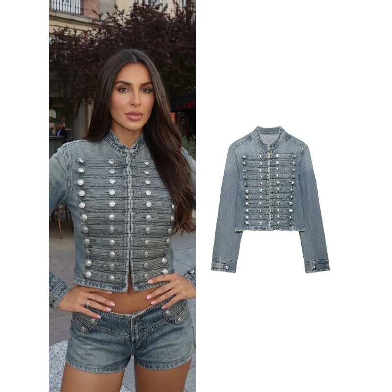SMVP Jaket Denim Wanita Vintag - Coat Rack Standing ulasan dan harga
