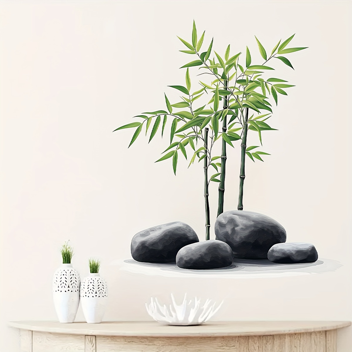 Stiker Dinding Tanaman Daun Ba - Office Furniture Usa ulasan dan harga