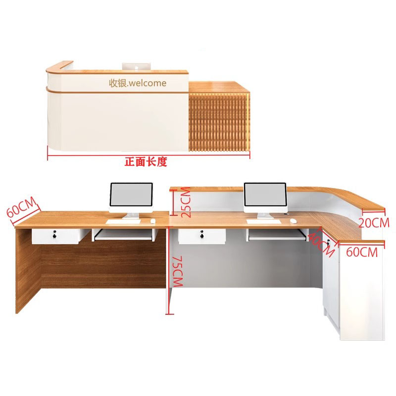 Desain Meja Resepsionis Mewah  - Office Furniture Usa ulasan dan harga