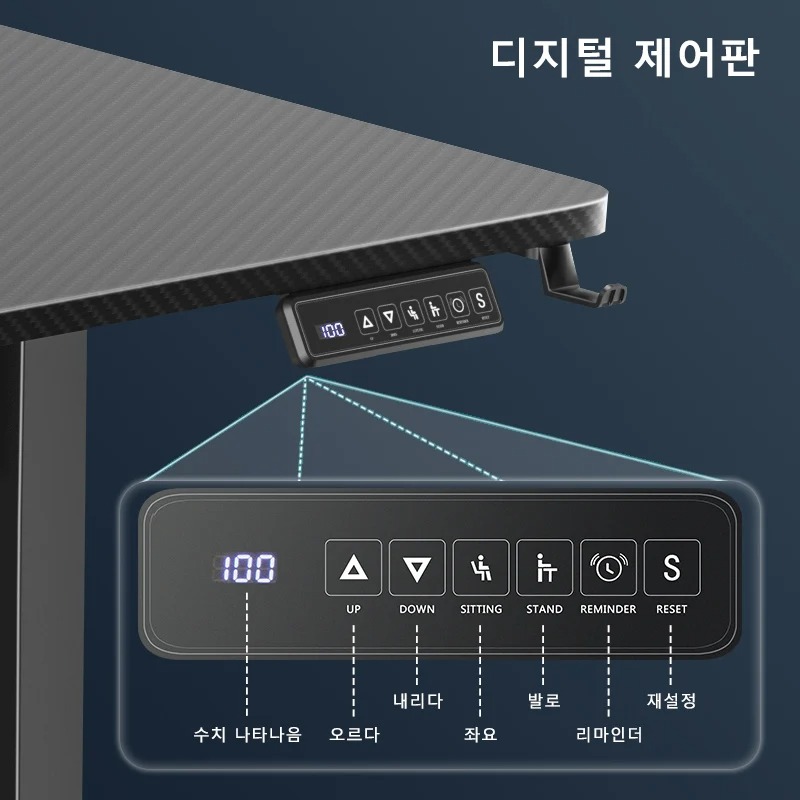 Meja Kerja Elektrik yang Dapat - Gaming Desk With Hutch ulasan dan harga