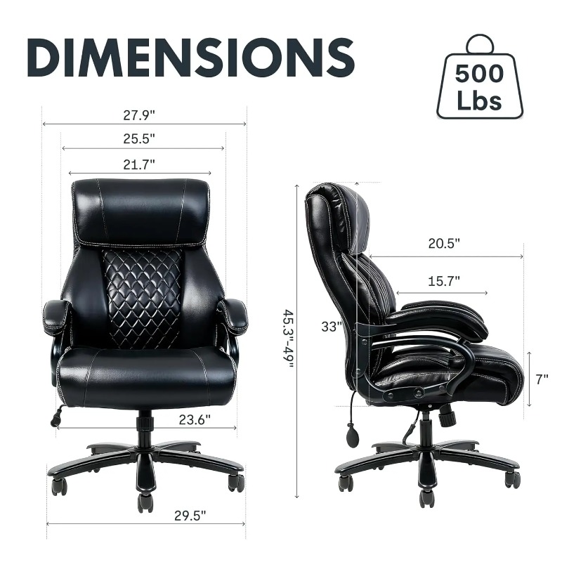 Kursi Kantor Sandaran Tinggi 5 - Office Furniture Plus ulasan dan harga
