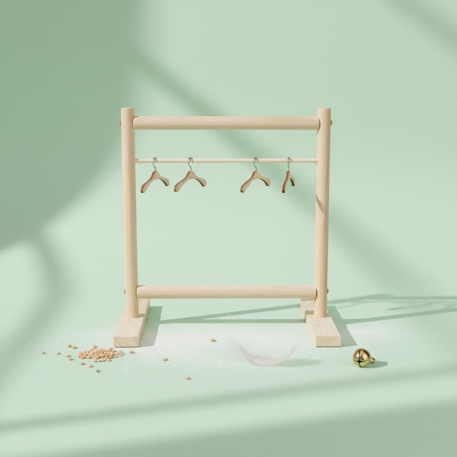 Rak Pakaian Burung Kayu, Rak M - Coat Rack Standing ulasan dan harga