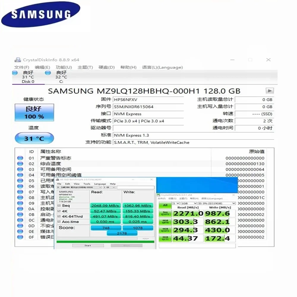 SAMSUNG PM991a PM991 SSD Inter - Work Office Furniture ulasan dan harga