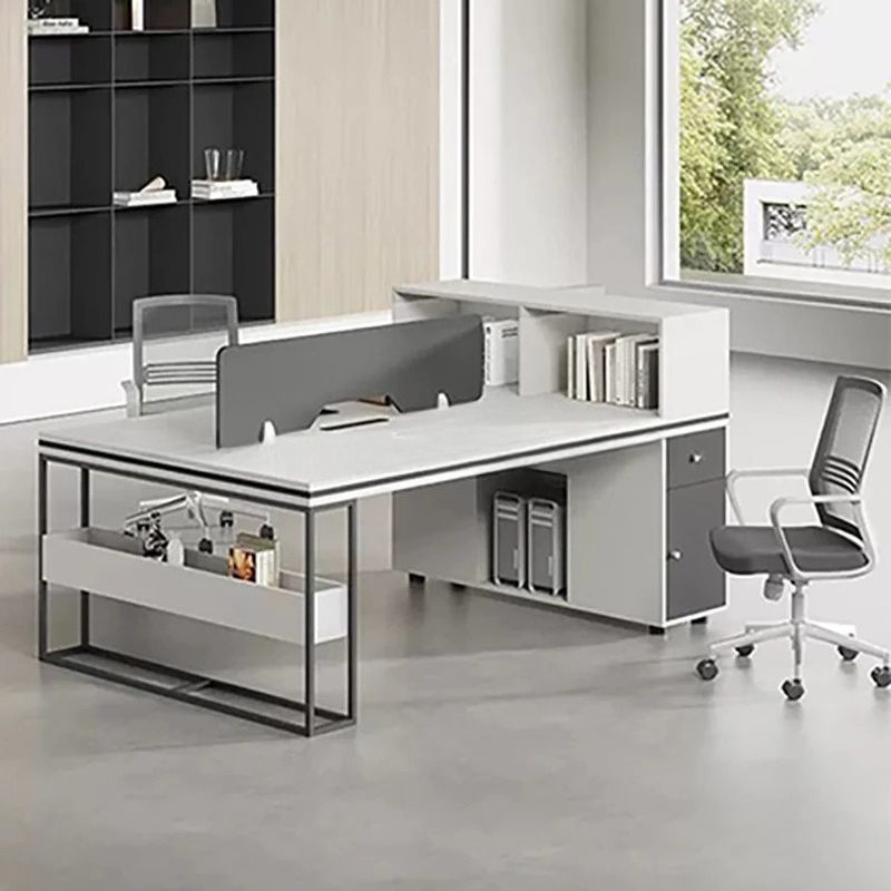 Set Meja dan Kursi Kerja Staf  - Work Office Furniture ulasan dan harga